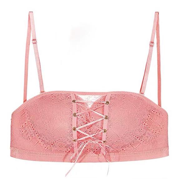 Women's Strapless Stealth Bra Wire Free Bra Bandage Brassiere Tira Underwear