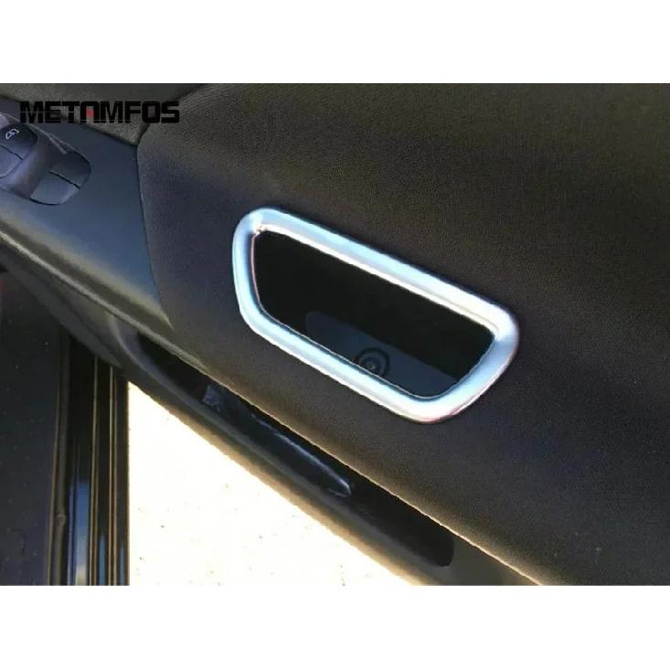 Front Door Storage Box Cover Trim Frame Bezel For Nissan Serena C27 2016 2017 2018 Matte Accessories Car Styling