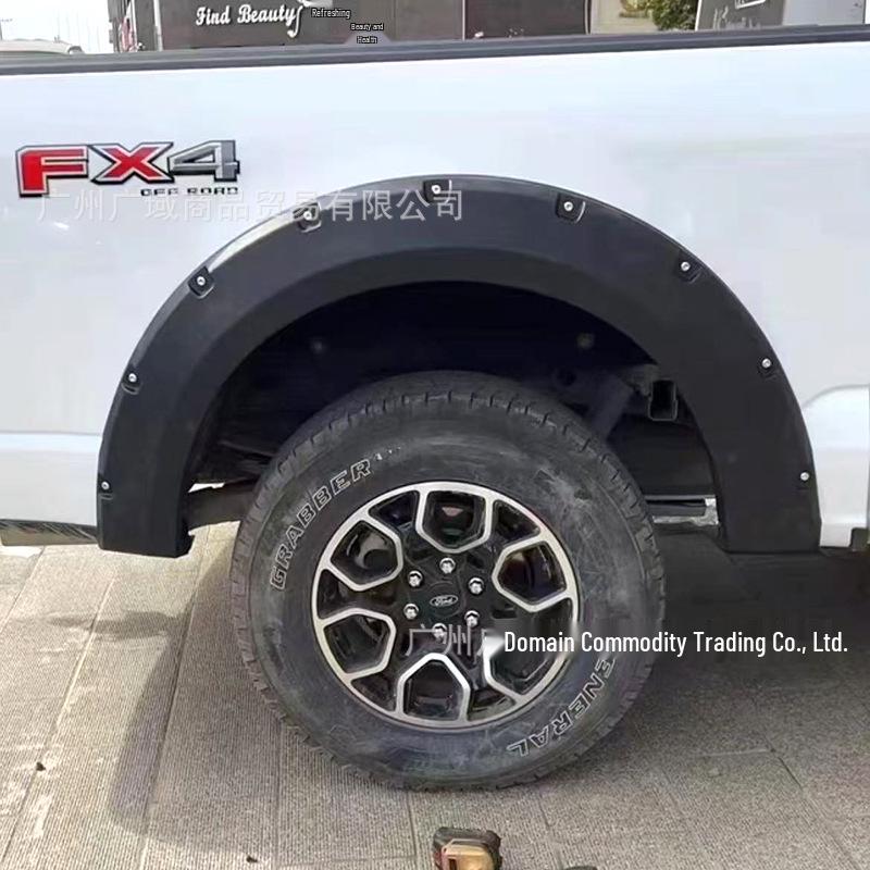 Совместимо с расширителями арок Ford F150 Wide Body 21-25 с заклепками и декоративными накладками