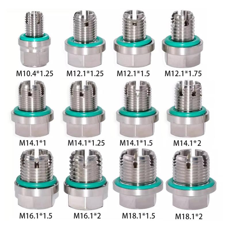 RASTP-M10.4/M12.1/M14.1/M16.1/M18.1 Oil Drain Plug Piggyback Self Tapping Oil Pan Thread Repair Kit With O-Ring Wrench QRF042