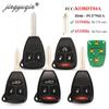 Jingyuqin 433mhz KOBDT04A Remote Car Key 2/3/4 Buttons for Dodge Chrysler Jeep Dakota Durango Charger 300 Aspen Grand Cherokee Auto Full Key Control