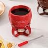Ceramic Fondue Pot 350 ML Cheese Melting Cup Creative Chocolate Cup  Home Dessert Making
