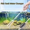 Semi-Automatic Fish Tank Water Changer Extension Tube Aquarium Siphon Cleaner for Fish Tank