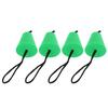 4pcs Scupper Plug Kit with Lanyard Flexible Silicone Drain Holes Stopper Bung Universal for Kayaks CanoesGreen