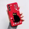 For Samsung Galaxy S22 S 22 Plus S22 Ultra S22+ Case Soft Slim Cute Bear Cartoon Frog Candy Painted Back Cover Funda Bumper Bags
