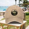 Vintage Washed Mountain Forest Baseball Cap  Unisex Adjustable Duckbill Cap for Outdoor Daily Wear Parties Vacations
