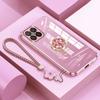 Чехол Honorx8 2022 с ремешком, роскошный чехол с бриллиантовым держателем для Huawei Honor X8 4G, чехлы Honor X 8 X6a X6 X6s X7, кольцо-подставка