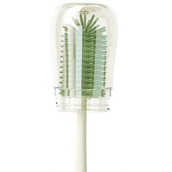 Jolly Life Силиконовая щетка для бутылочек + набор держателей, стандартный, зеленый, 1 комплект