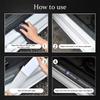 Valve Stems Caps For Volkswagen VW Carbon Fiber Car Door Threshold Protective Sticker Trunk Sticker Mk6 CC B5 B6 B7 Golf 4 5 6 7 RC6