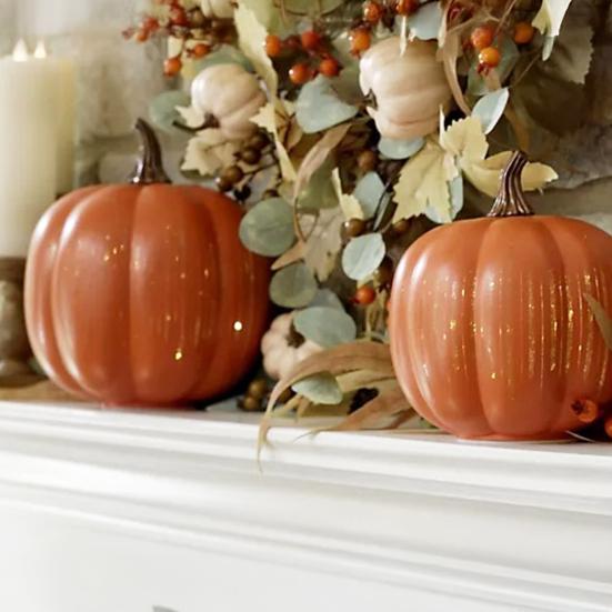 Мерцающие тыквы, Звездная ночь, Тыквенный фонарь с таймером, Светодиодные светящиеся мерцающие тыквы, Осенние украшения на Хэллоуин для дома