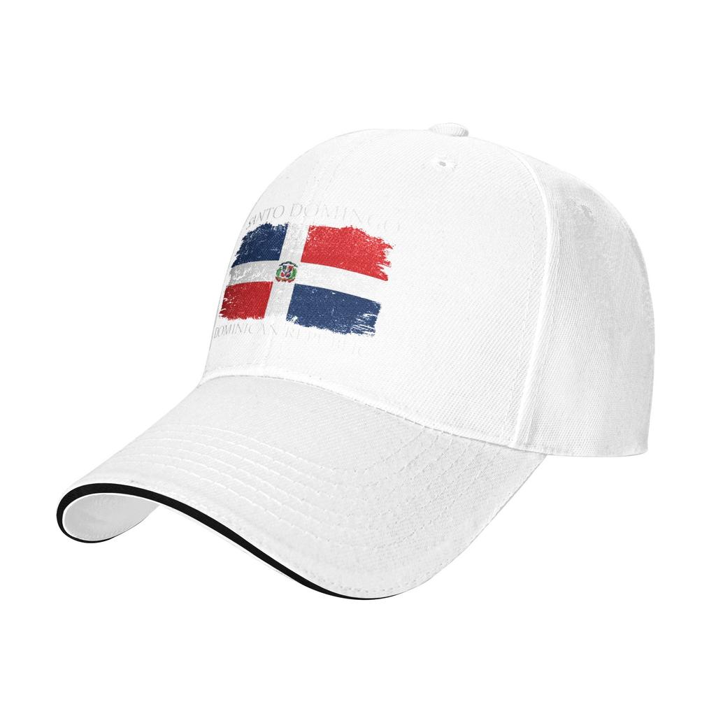 Santo Domingo Dominican Republic Flag Trucker Hat Spring Sunscreen Cap Unisexs Womens   Baseball Cap Casual Outdoor Hats