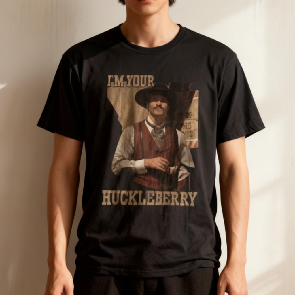 Val Kilmer Tombstone I'm Your Huckleberry T-Shirt S-5XL Nwt