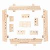 106Pcs Portable Case Rummy Cube Game 106 Tiles Rummy Tiles Classic Board Game  Multi-Player Game