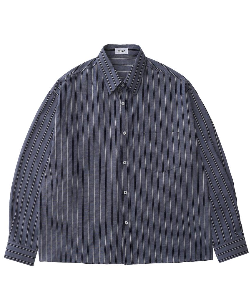 HUKE Harper Blue Striped Shirt