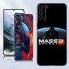 N7 Mass Effect черный силиконовый чехол для телефона Samsung Galaxy S23 S21 S20 FE S24 S22 Ultra S10E S10 S9 S8 Plus