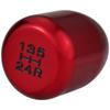 Arenbel 5 Speed Automotive Alloy Shifter Knob Head Short Gear Lever Shift Handle Fit Most Manual Car Red