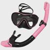Полный комплект для снорклинга из силикона: Маска для дайвинга, очки для сноркелинга и дыхательная трубка