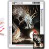 Diamond Painting Chinese Dragon Embroidery Cross Stitch Rhinestone Home Decor