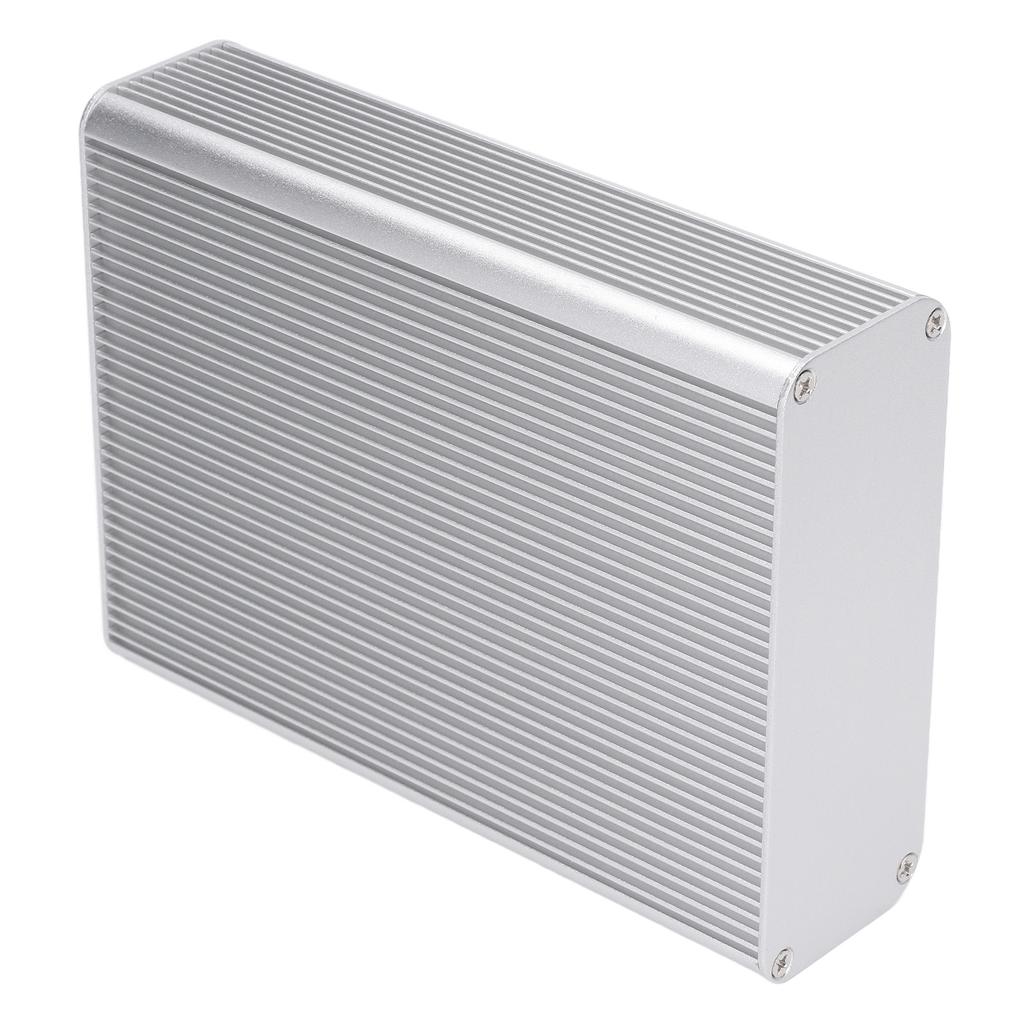 Корпус распределительной коробки из алюминиевого сплава, встроенный корпус 45x120x160 мм, матовое серебро