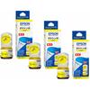 Epson Genuine Ink Bottle Taketombo TAK-Y Yellow Set of 3 EP-M552T EW-M752T Compatible