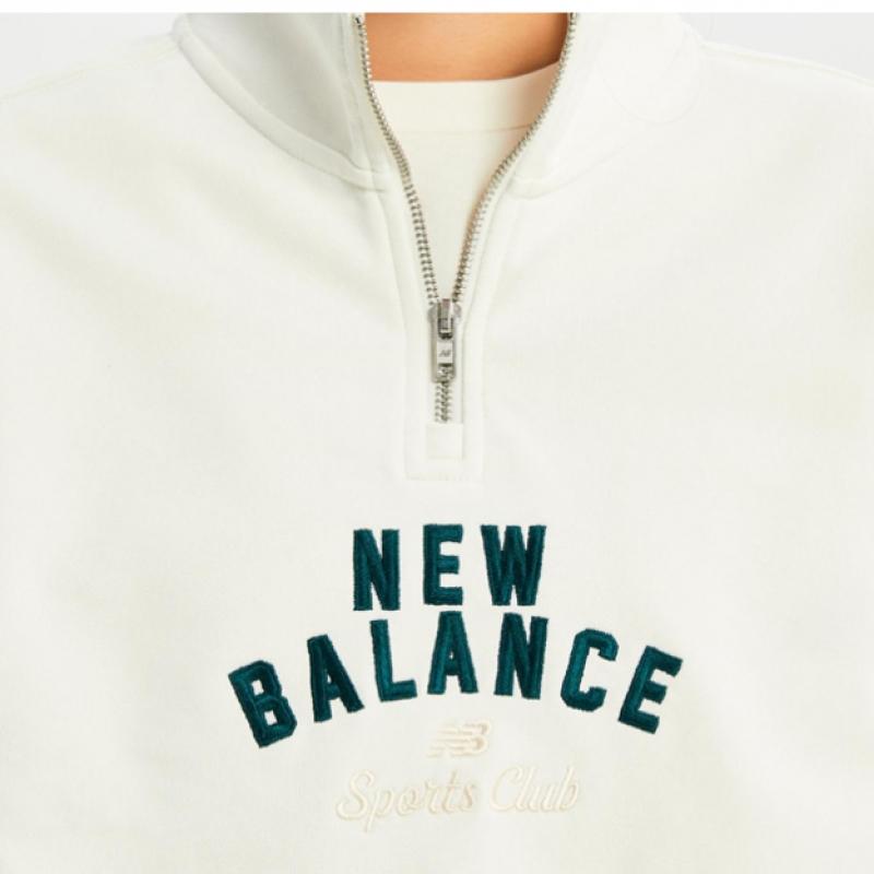 New Balance Спортивный клуб полуоблегающий свитер на молнии Nbnce11213 64