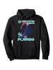 Florida Flamingo Clearwater Beach Palm Tree Ocean Pullover hoodie