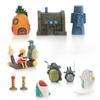 Full Set of PVC Aquarium Ornaments: Mini Pineapple House, Crab Restaurant, Octopus House, Sea Eel, Chinchilla, Shark
