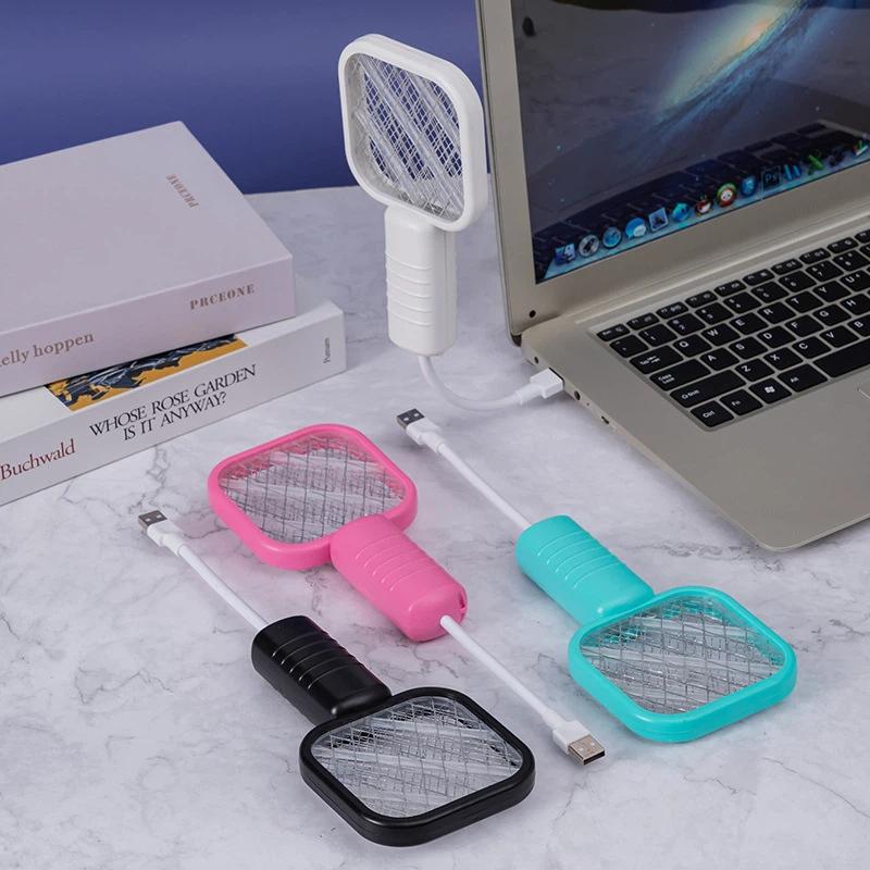 Летняя USB УФ-лампа Ловушка-мухобойка Портативная лампа-убийца Электрический мини-уничтожитель мух и насекомых Для спальни На улице
