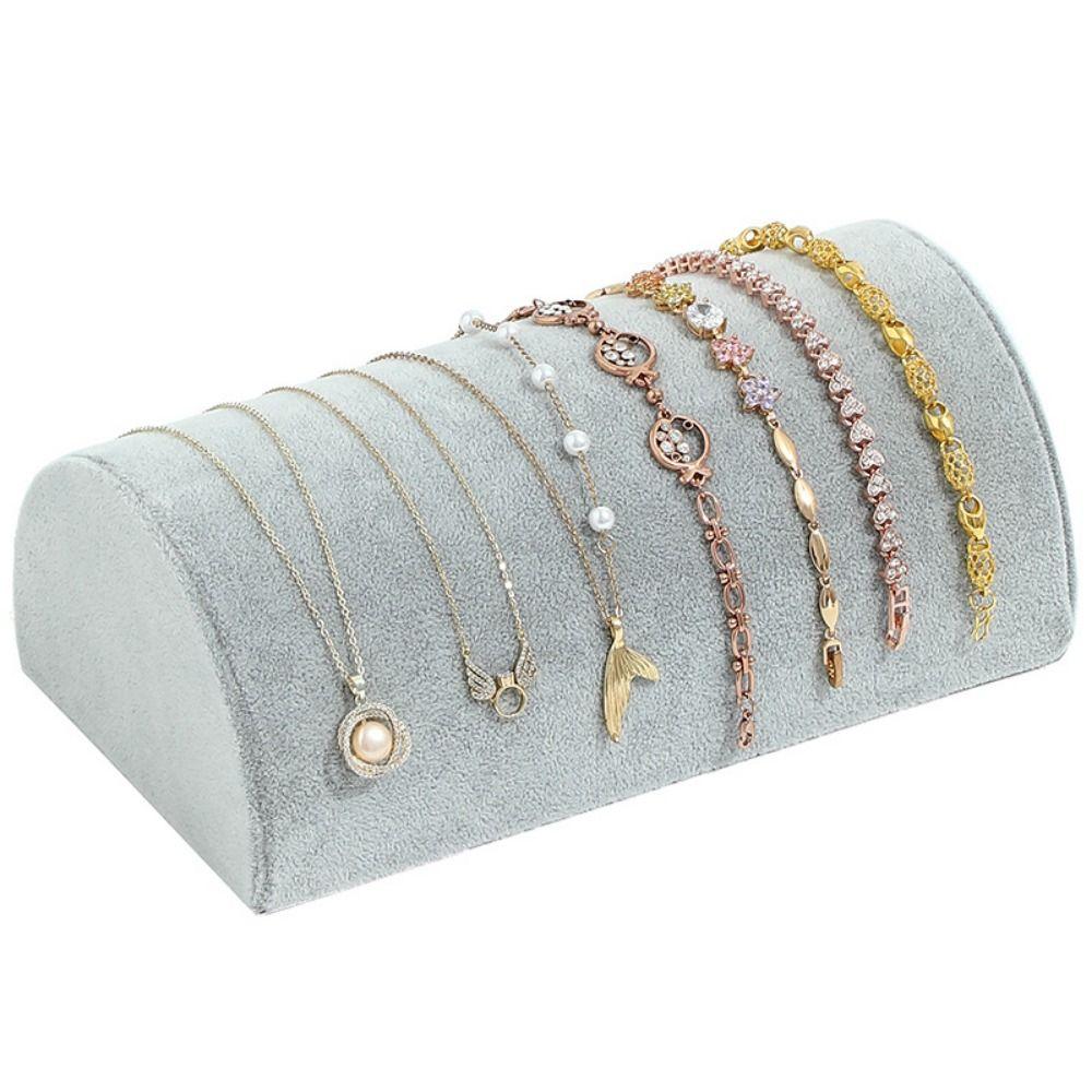 Semicircular Bracelet Holder Organizer Necklace Watch Display Stand Men