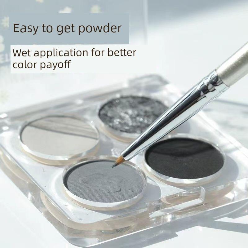 5 PCs Eye Detail Brush Multifunctional Eyeliner Folding Angle Brush Concealer Eyebrow Makeup Crouching Silkworm down to Tear Groove Brush Suit