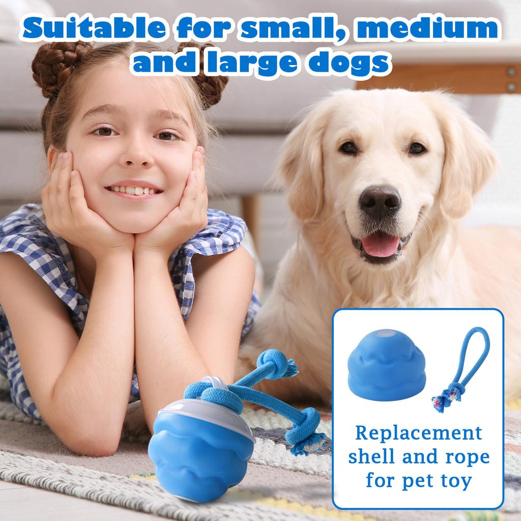 Игрушки для собак, интерактивные мячи для собак, прыгающие мячи-игрушки, для маленьких, средних, больших, с зарядкой от USB