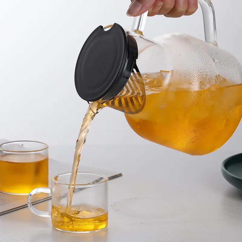 Heat Resistant Glass Tea Pot Hand Brewed Coffee Sharing Pot Infuser Teapot To Boil Water Kettle Japanese Teapot for Infusion Bar