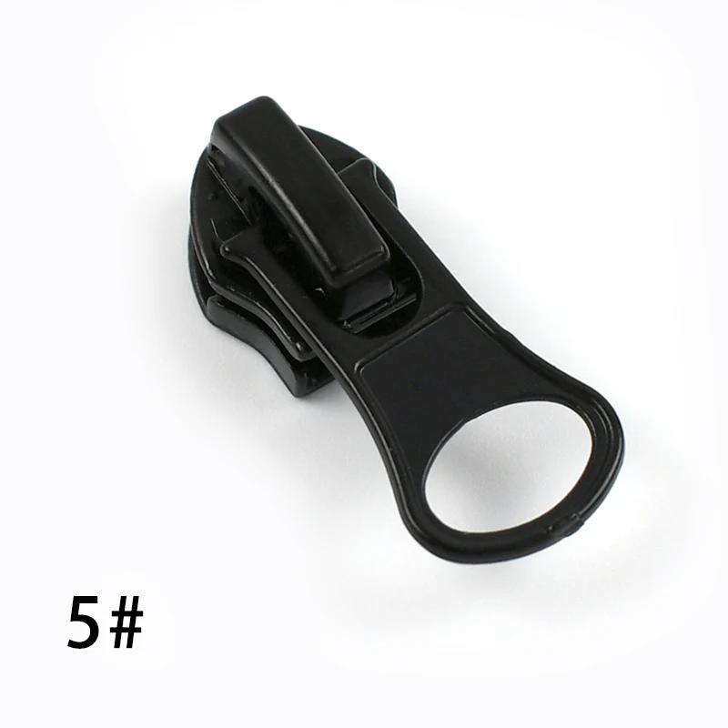 10-50 шт. 3# 5# 8# 10# Водонепроницаемые реверсивные слайдеры для нейлоновых молний, куртка, палатка, пуллер для молнии, головка, ремонт, швейные принадлежности