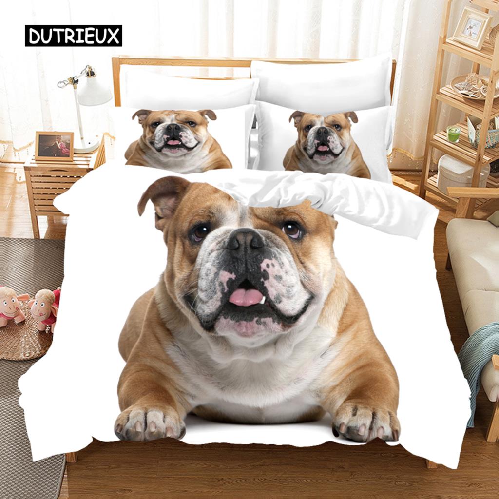 Комплект постельного белья для собак, немецкая овчарка, милый питомец, собака, пододеяльник, наборы постельного белья для взрослых и детей, подарок любителю собак, декор спальни
