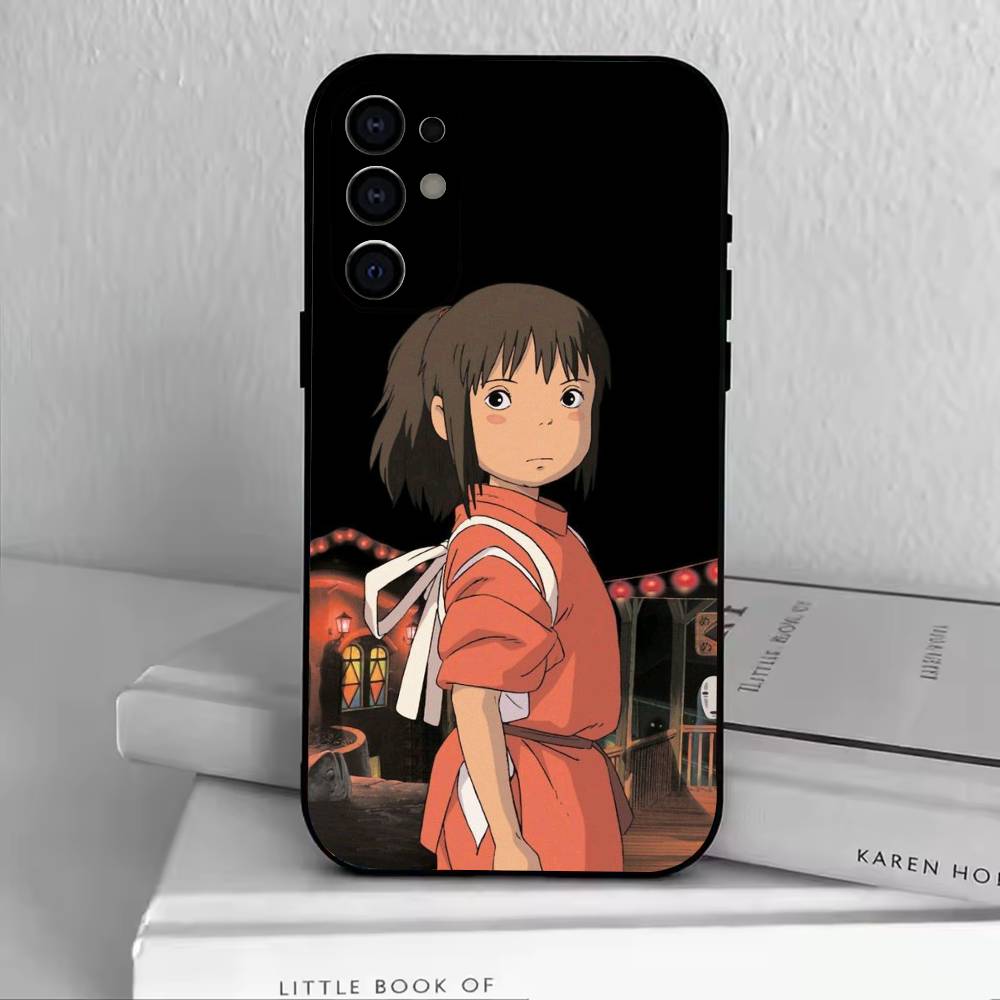 C-Chi hiro Phone Case Black Silicone Soft For Samsung S25,S24,S21,S22,S23,S30,Ultra,S20,Plus,Fe,Lite
