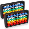 Small 7 Column Plastic Abacus Montessori Math Toy Colorful Beads Arithmetic Calculating Tool Kids Educational Teaching Aid