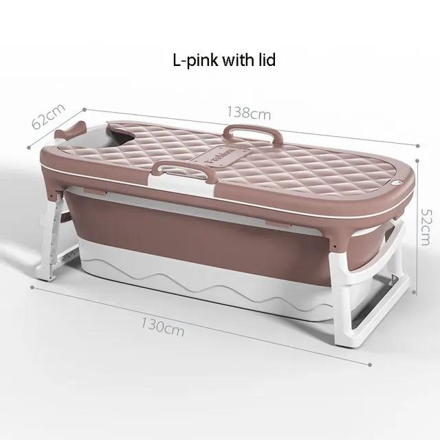 Freestanding Bathtub Toddler Children Twins Family Kids Plastic Silicone Luxury Large Bath Tub Portable Foldable Bathtub