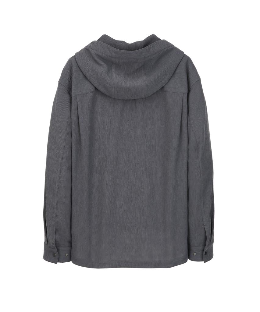 Jillstuart Newyork Men [Pleats] Pleats Series Zip-Up Hoodie - Gray (Jnju6B505G2)