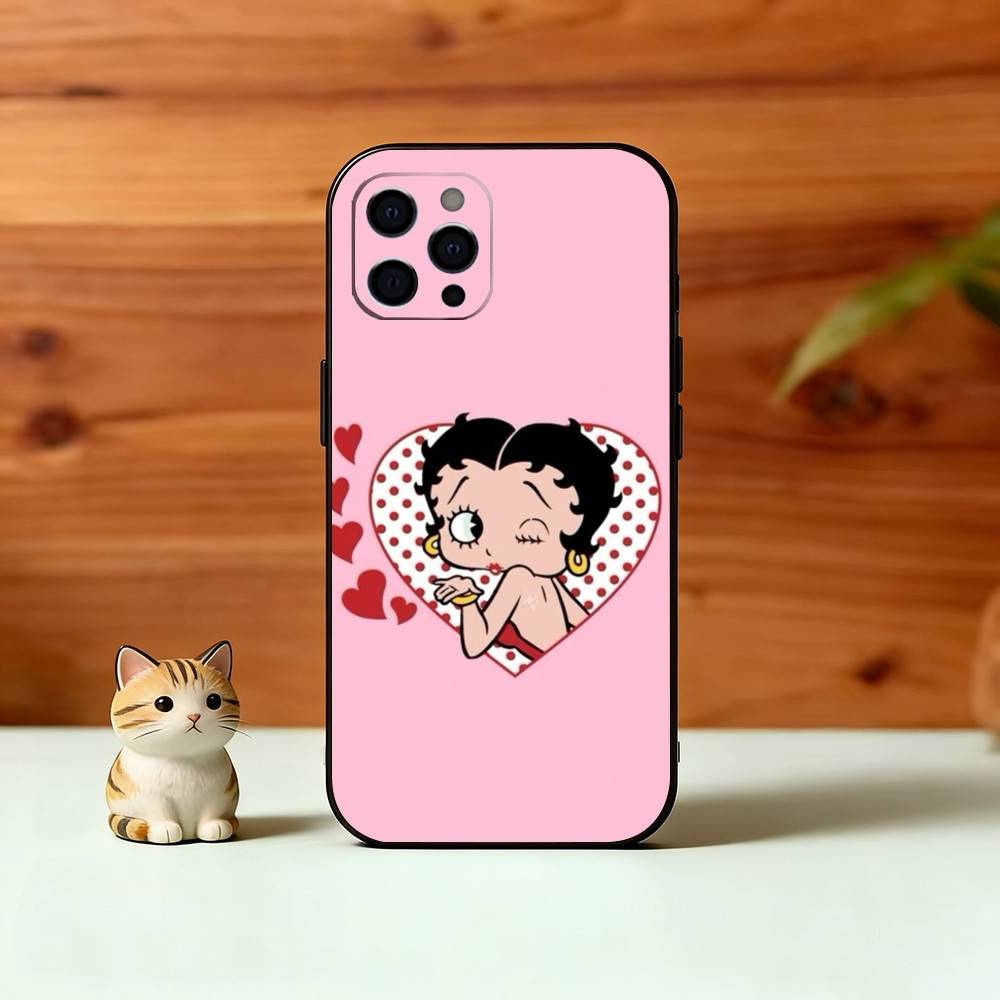 Чехол для телефона Be-Tty Boo-P Силиконовый Мягкий Для IPhone 17 16 15 14 13 12 11 X XR Plus Pro Max Plus