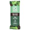 IQBAR Plant Protein Bar, Chocolate Mint Chip, 12 Bars, 45g (1.6oz) Each
