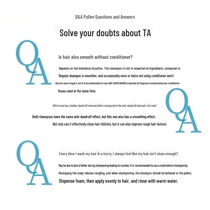 San Sheng Hua Essential Oil Anti-Dandruff & Softening Shampoo