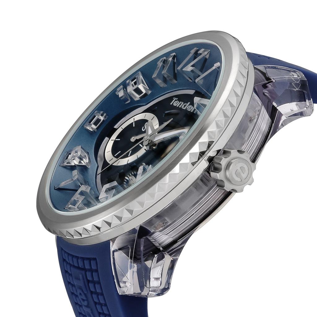 Часы FLASH Navy Dial Polycarbonate Mineral Glass Quartz 51MM Watch TY561006 Blue [Tendence] Мужские [Товар]