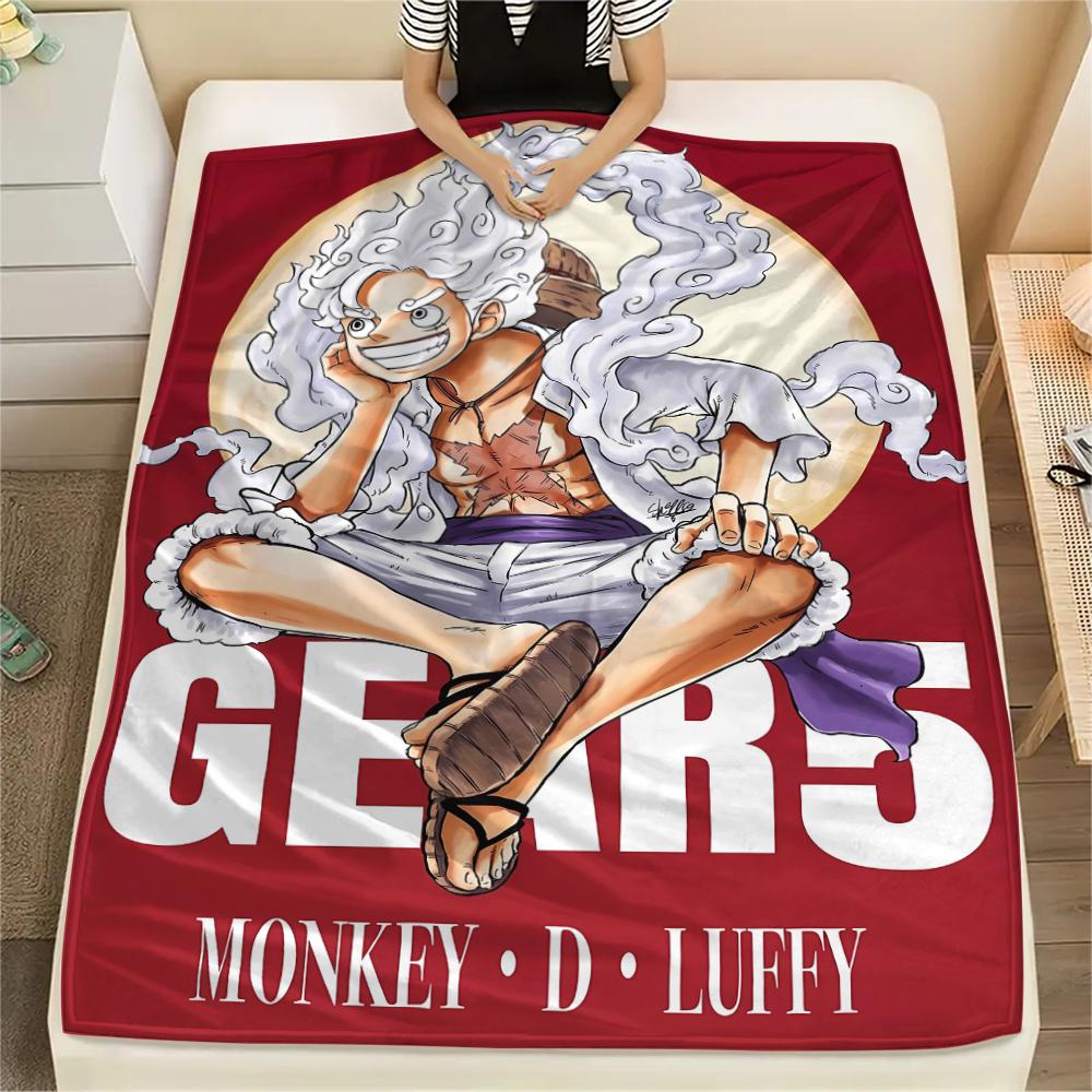 One Piece Soft Warm Flannel Blanket Printed Throw for Bed Sofa Couch Comfortable for Travel Picnic Camping -xia29