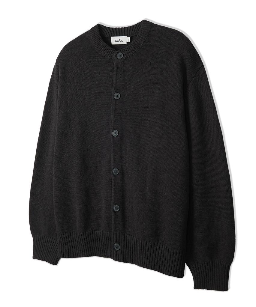 Кардиган Costume O’Clock Мягкий Базовый Круглый Темно-синий Cooscd020Navy