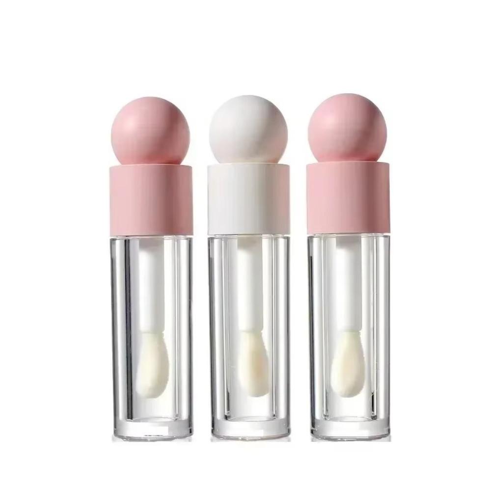 Матовый Прозрачный Розовый Пустой Флакон Диспенсер Толстый Стержень Контейнер для Блеска для Губ Тюбик для Блеска для Губ