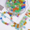 6-12mm Random Mixed Color Acrylic Luminous Loose Beads for DIY Making Necklace Bracelet