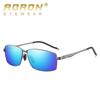 Модные поляризационные солнцезащитные очки Мужские солнцезащитные очки для вождения с защитой от УФ-лучей Металлические фотохромные солнцезащитные очки Ночные очки Модные очки