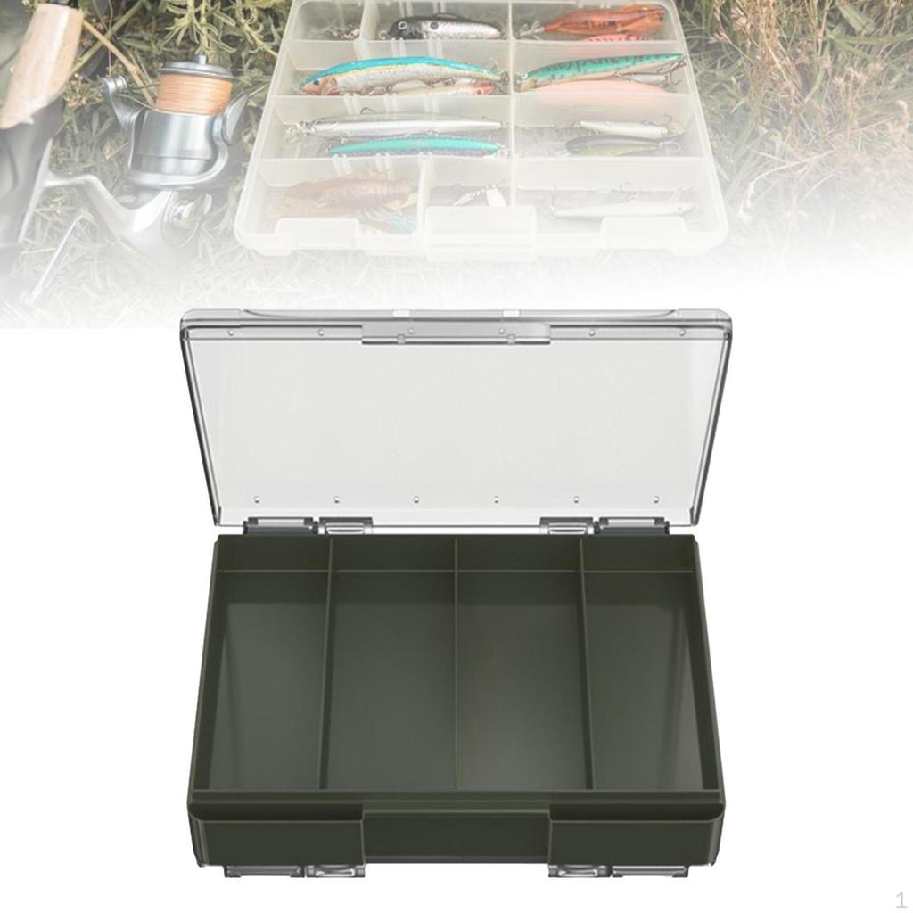 Органайзер-коробка с регулируемыми секциями для джиг-крючков для пресной и соленой воды