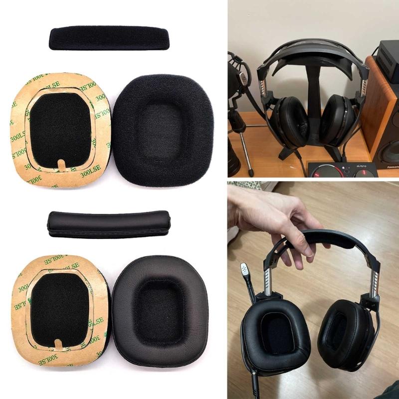 Амбушюры Оголовье для наушников Astro A40 A50 gen3 gen4 Запасные амбушюры Подушки Ремонт гарнитуры Настроечные поролоновые подушечки