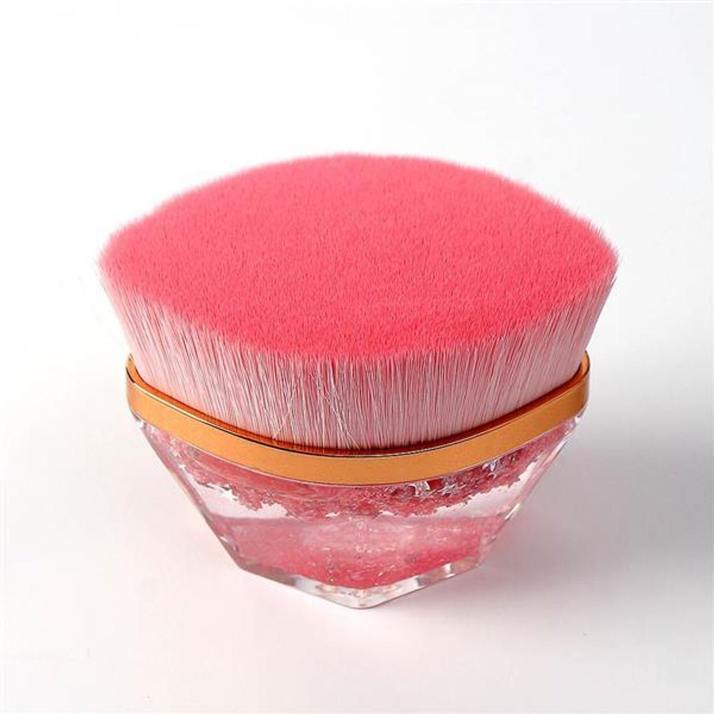 Crystal Foundation Brush (Pink)
